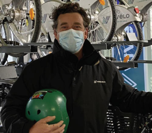 Olivier, technicien animateur mobilités douces