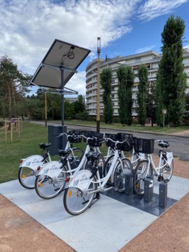 Ceci est une station de vélo
